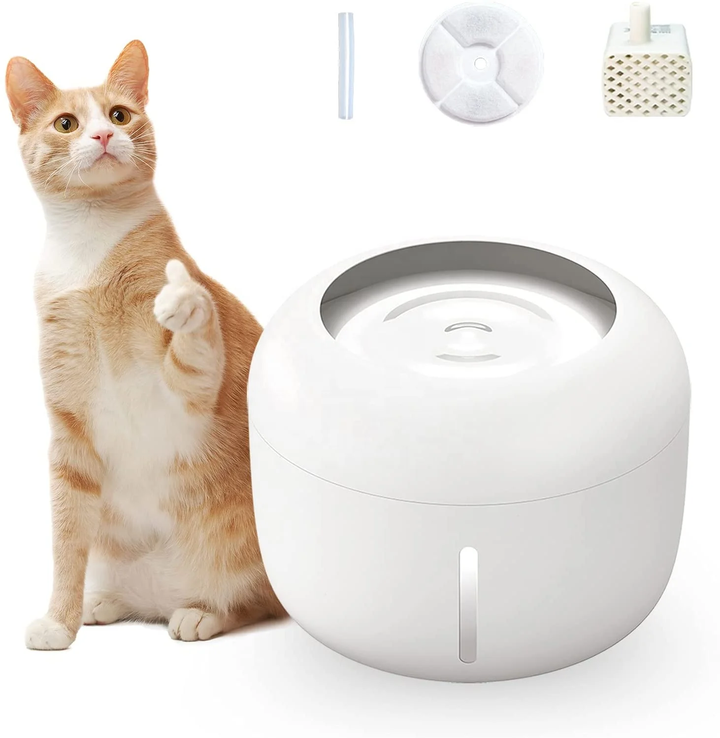 Фабричного производства для 2,5 L автоматическая кошка собака фонтан воды чаша обратного осмоса, приложение очистки воды фонтан для домашних животных