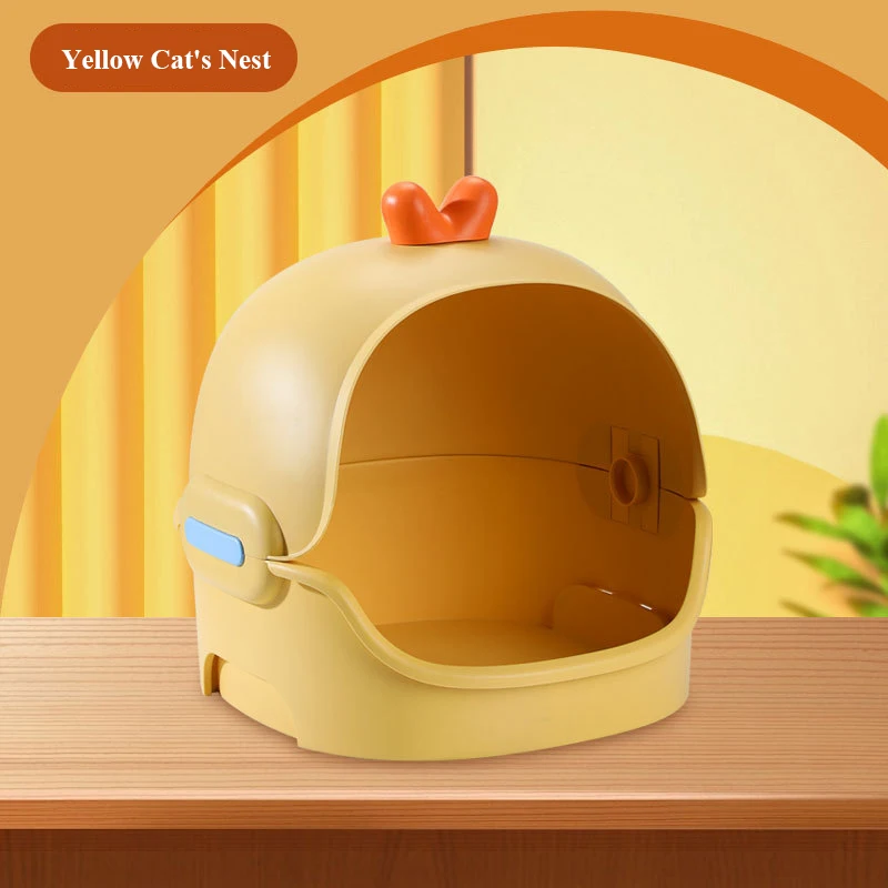 Cat Nest Four Seasons Universal Semi Enclosed Cat Villa Removable and Washable Winter Warm Dog Nest Pet Bed