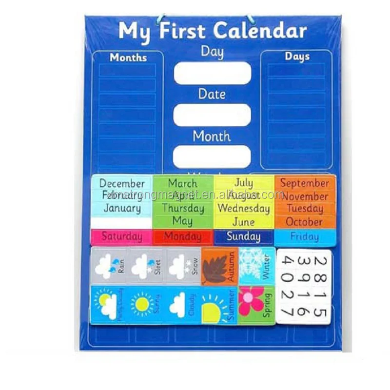 Fridge Magnetic Whiteboard Planner Refrigerator Monthly Dry Erase Weekly Calendar