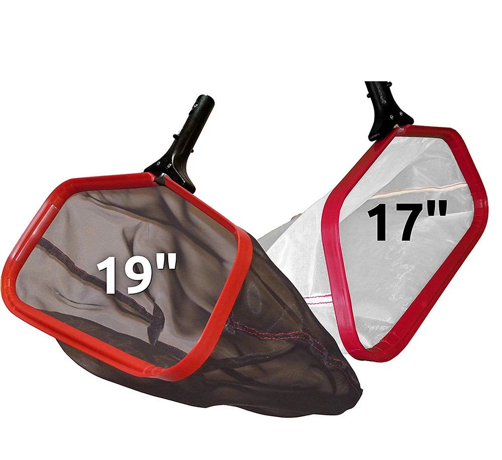 Professional Grade Heavy Duty Pool Leaf Skimmer Net Rake w/Aluminum Frame & Deep Durable Nylon Net pool accessories