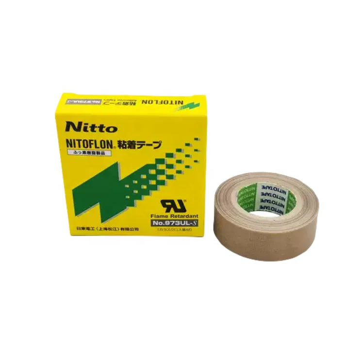 973UL-S 973ULS 0.13mmx13mmx10m Nitoflon Electrical Tape Adhesive for Bag Making Machine