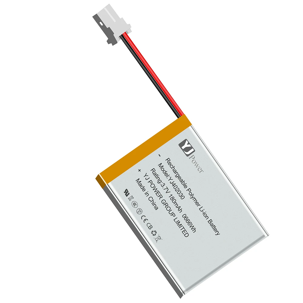 High quality  small Rechargeable Battery 3.7V 402030 190mAh  lithium polymer battery for smart devices