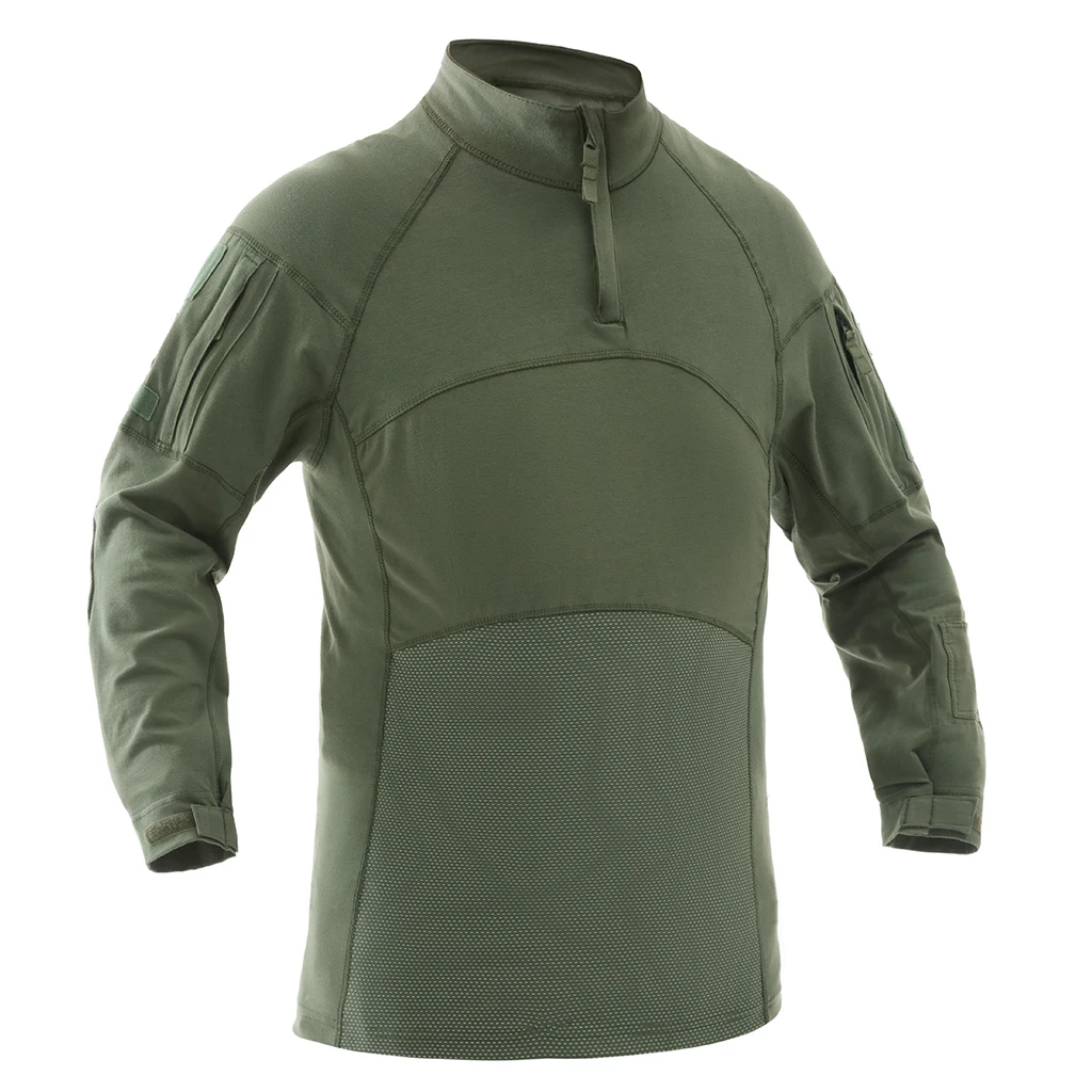 4th Generation Long Sleeve Tactical Frog Suit T Shirt in Olive Green with Breathable and Durable Design for Outdoor Use