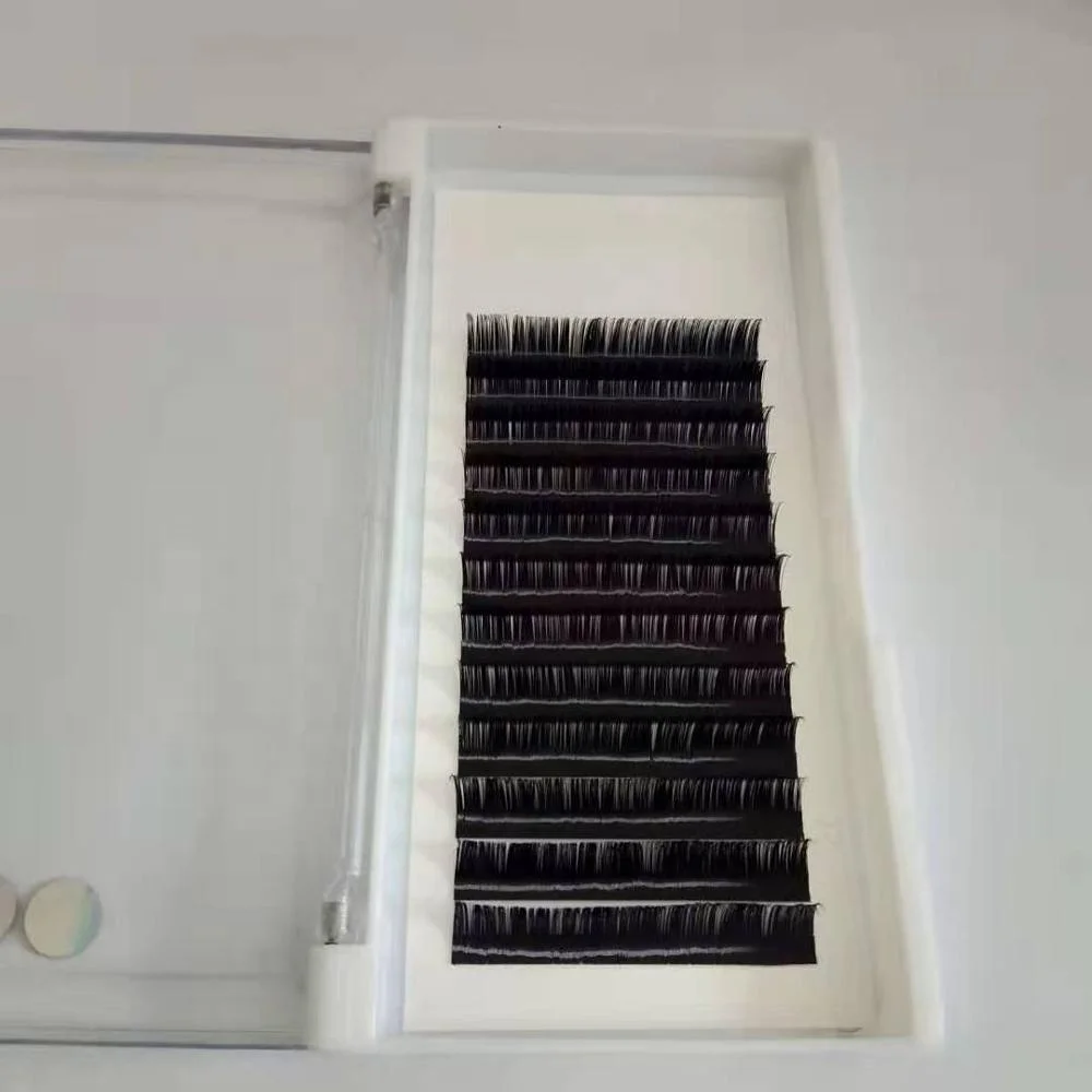 Factory Directly Provide eyelash tray suppliers individual natural ellipse soft volume eyelash extensions