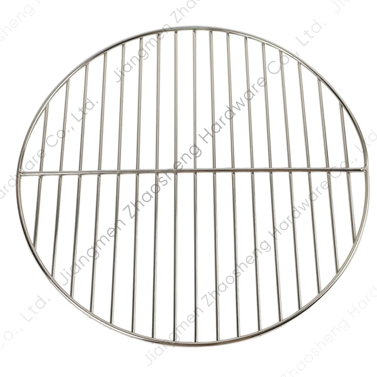 Custom Outdoor Camping Barbecue Rack Wire BBQ Grid Stainless Steel Round Cooking Grill Grate