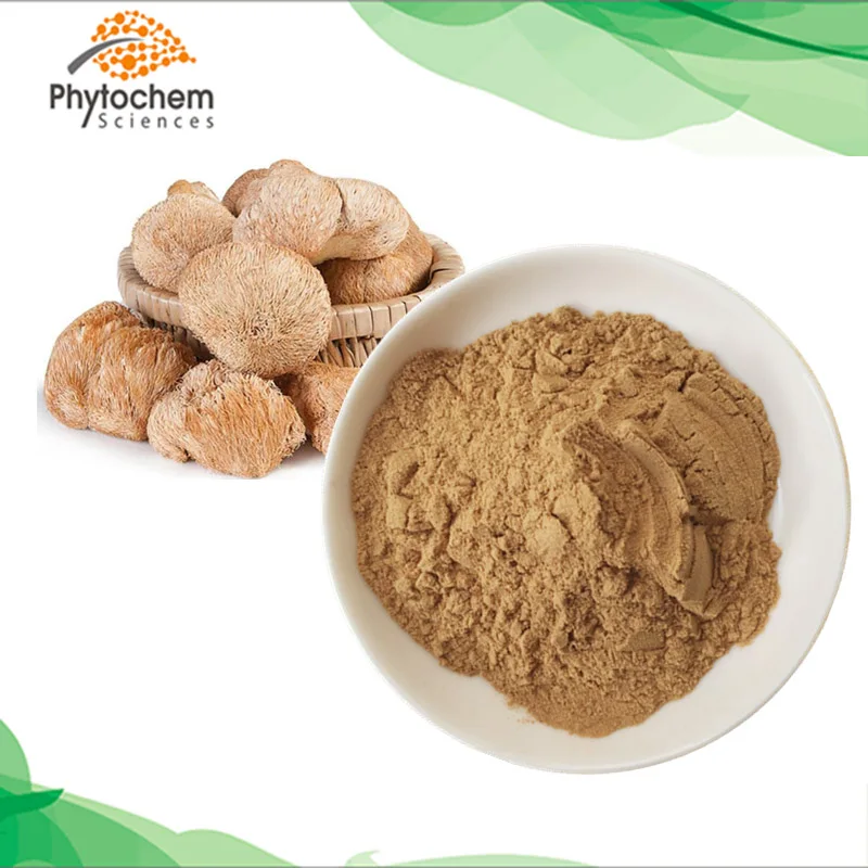 
Good quality Hericium Erinaceum Extract Fruiting Body + Mycelium 2% Total terpene by UV-VIS, Lions Mane Extract, ethanol extract 