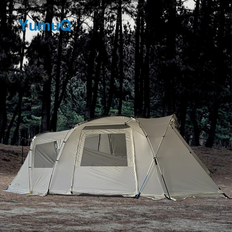 YumuQ Family Size 4 Season 3-4 Person Folding Quick Set Up Net Outdoor Waterproof Luxury Big Prime Camping Tent
