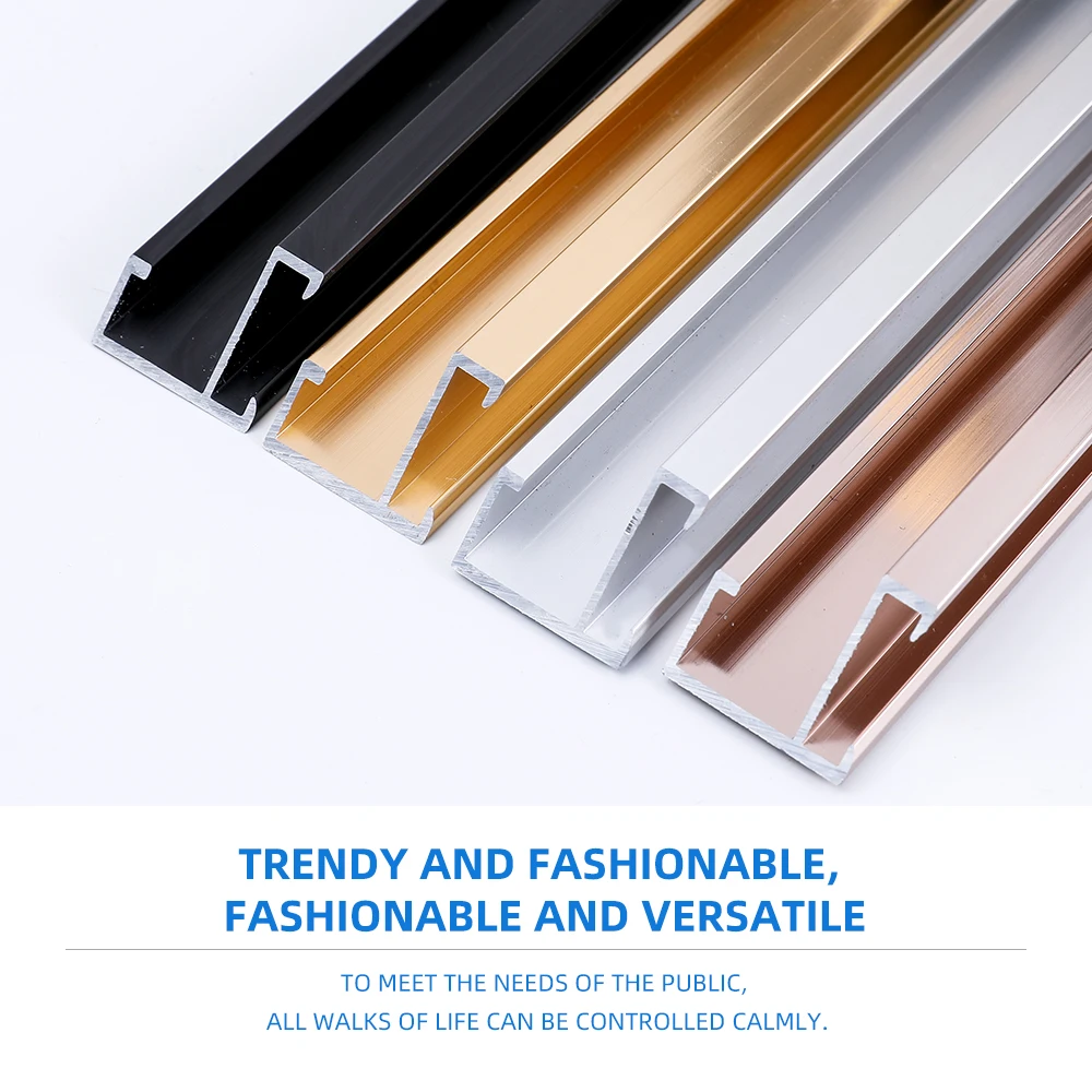 Aluminum alloy home decoration picture frame line metal material manufacturer sells advertising poster mirror frame