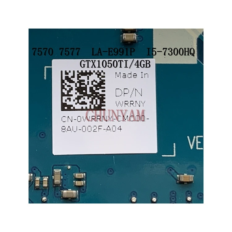 100% Tested LA-E991P Pavilion SR32Q i7-7700HQ Motherboard For DELL Aliens 7577