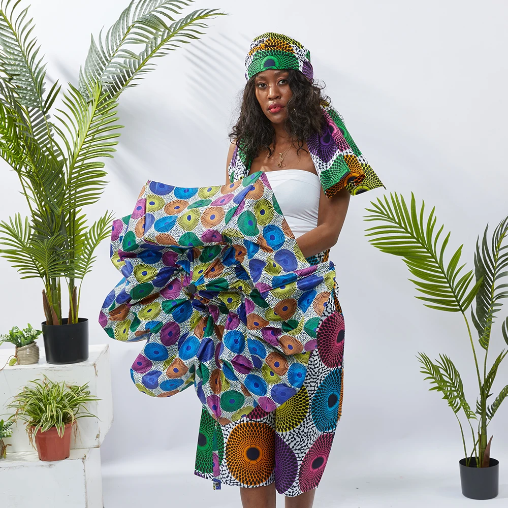 2022 Fashionable Brand New Color Hot Selling African Pattern Folding Umbrella