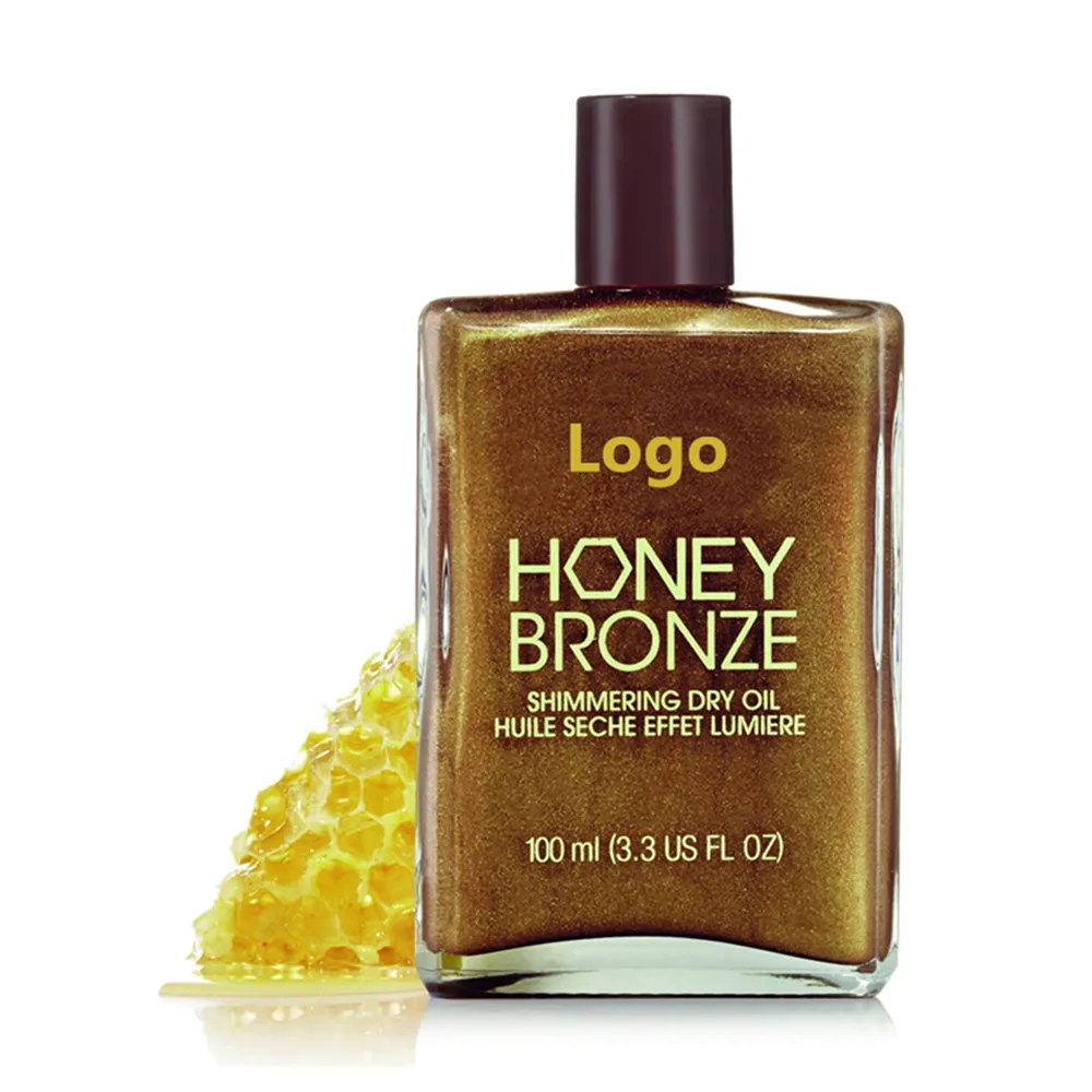 Private Label Best Honey Bronze Shimmering Dry Oil