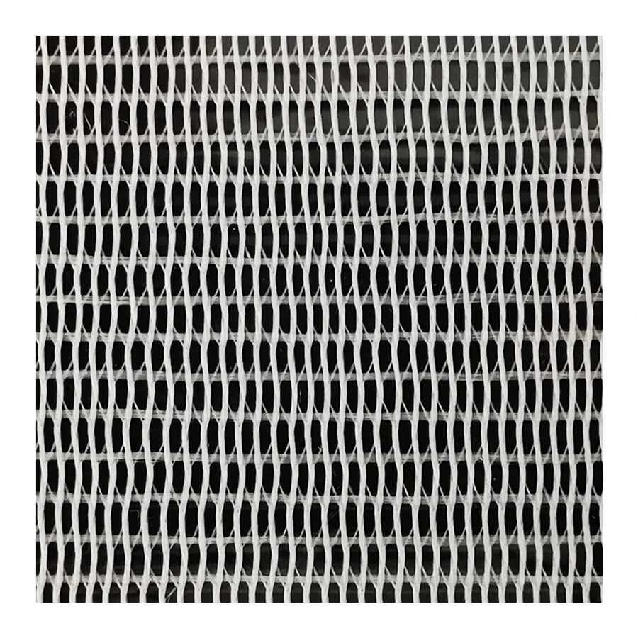 Промышленная 100% полиэфирная трикотажная ткань прозрачная