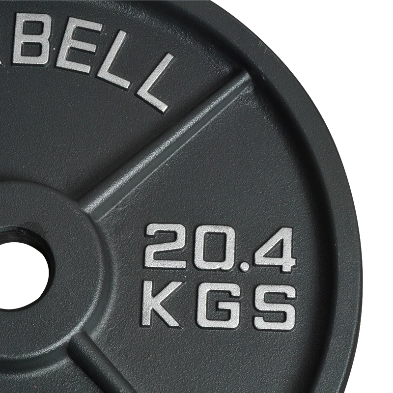 Professional Gym Weightlifting Rubber Barbell Bumper Weight Plate for Bodybuilding
