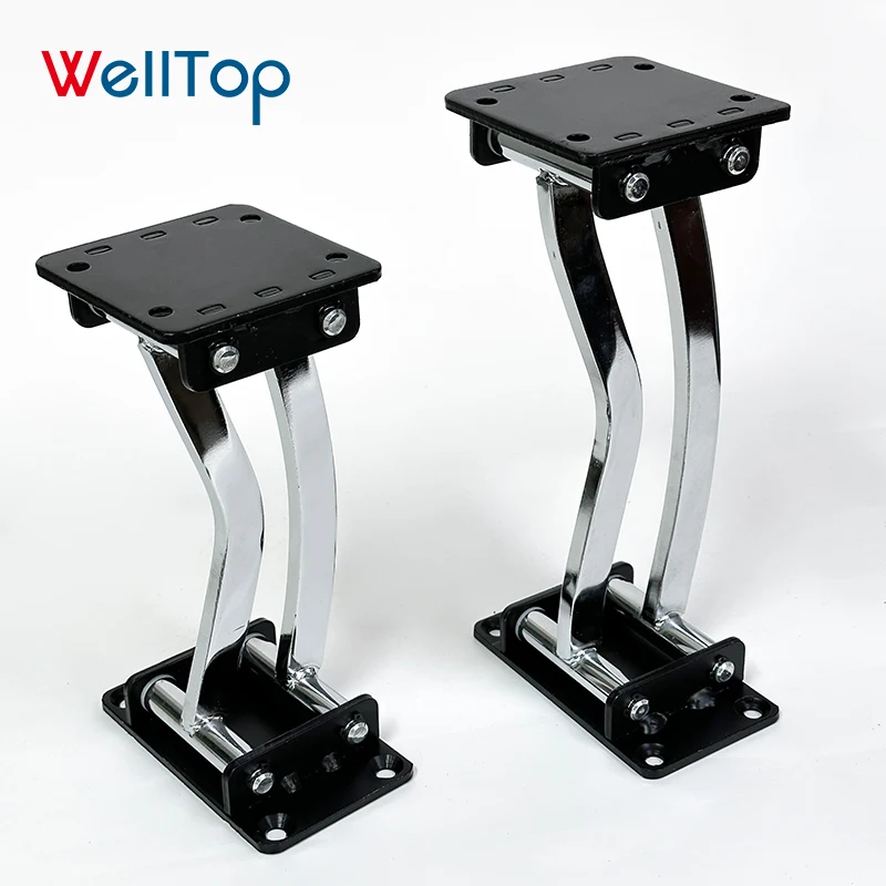 06.113-2 WELLTOP Furniture Accessories Sofa Headrest Hinges Armrest Adjustable Black Moving Sofa Backrest Mechanism