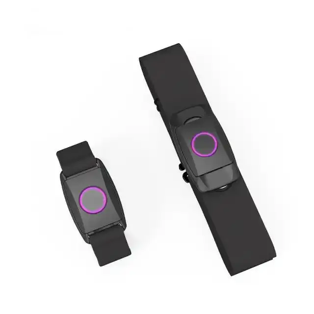 High Accuracy Bluetooth5.0 ANT+ ECG/PPG Heart Rate Tracker Armband and Chest Band Heart Rate Monitor