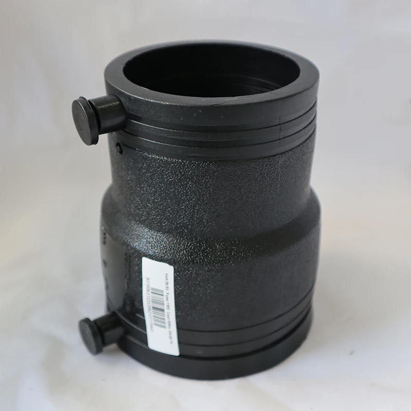 PE100 SDR11 PN16  25 -630mm 630mm 560mm 500 450 315mm HDPE Fittings HDPE Electrofusion Reducer Coupler