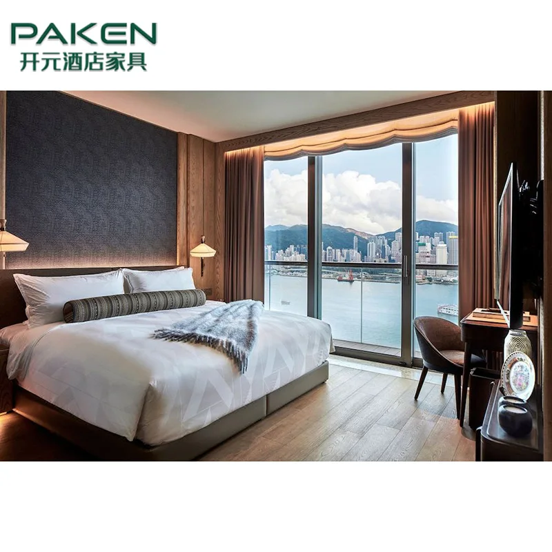 High End Hotel Apartment Bedroom Furniture Luxury Hotel Room Bed Furniture Set