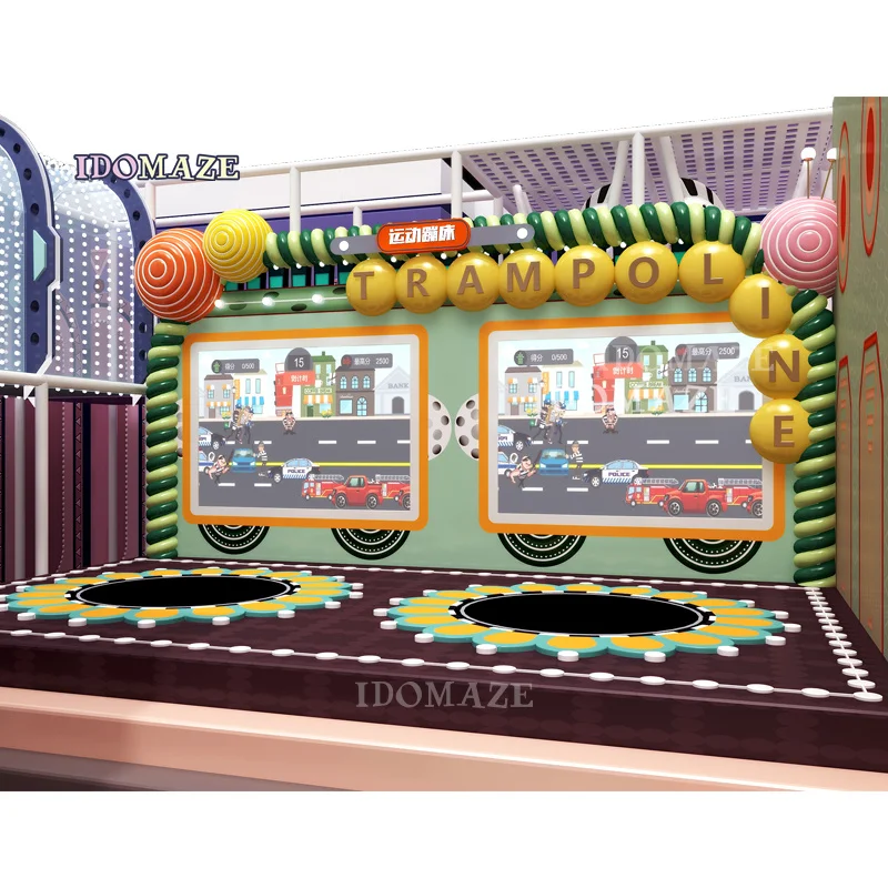 Детская игровая площадка 100 квадратных метров