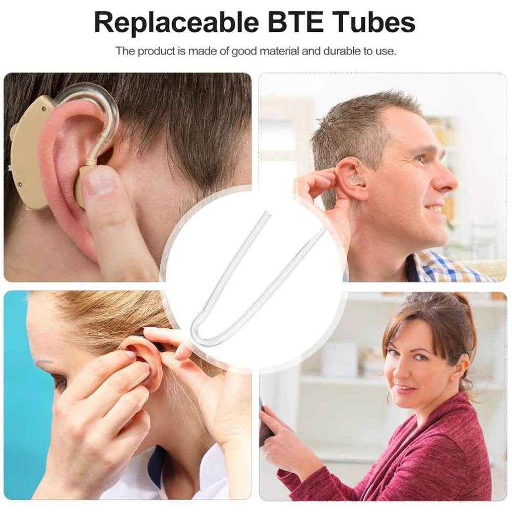 Size 13 Prebent Preformed Tubing Tubes for Hearing Aid Soft Earmoulds with Three Different Size