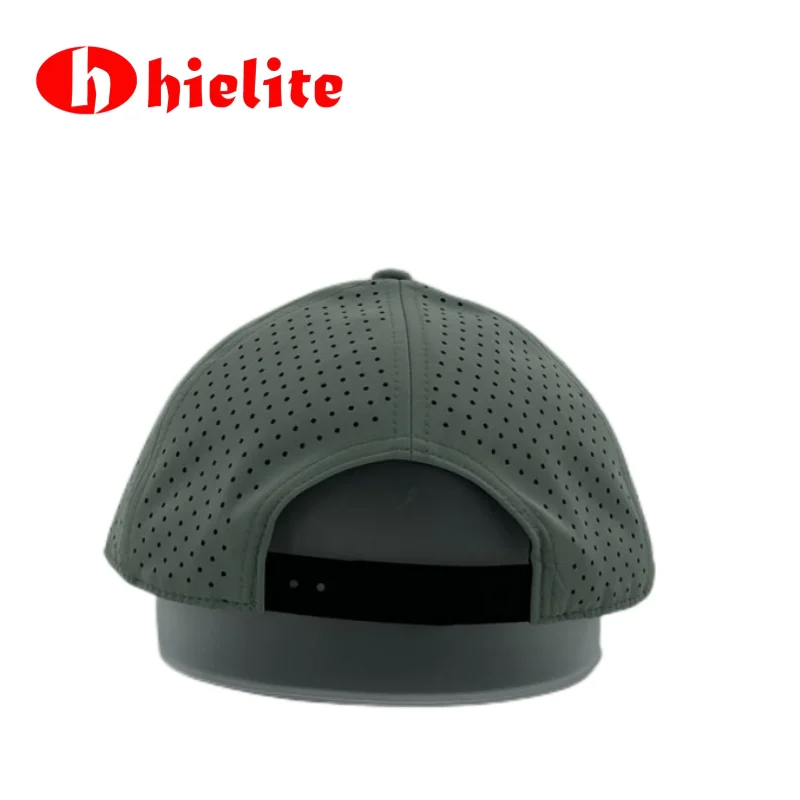 Adjustable Flat Customize Hip Hop Hats  Blank  green custom  quick dry snapback trucker sombreros laser cut cap