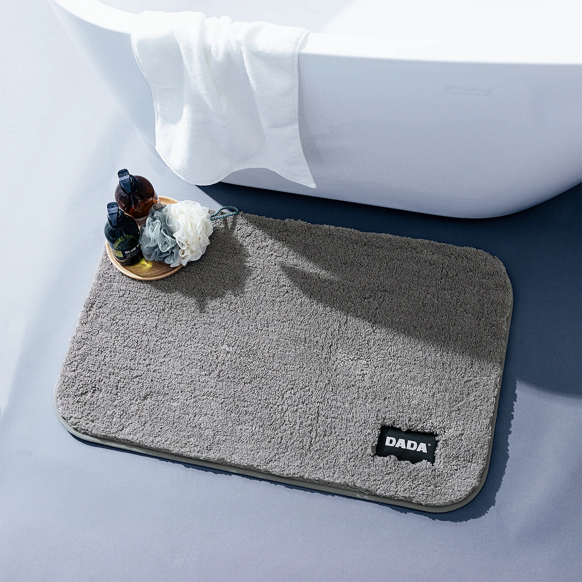 DADA water absorbent bathroom mat Accept Customized extra long 60*90 non-slip bath mat