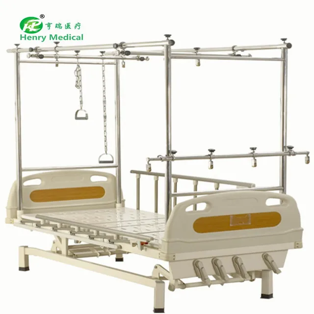 Hospital furniture manual stainless steel Hospital orthopedic Hospital Bed