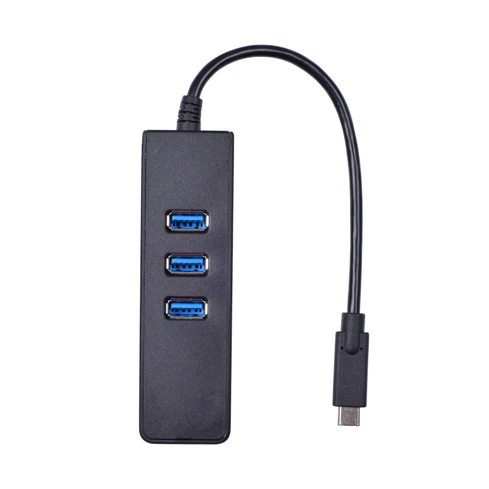 Высокое качество 4-портовое usb-зарядное RJ45 док-станция USB с разъемами типа c и Usb 3,0 концентратор Usb Type C для RJ45 1000 мбитс
