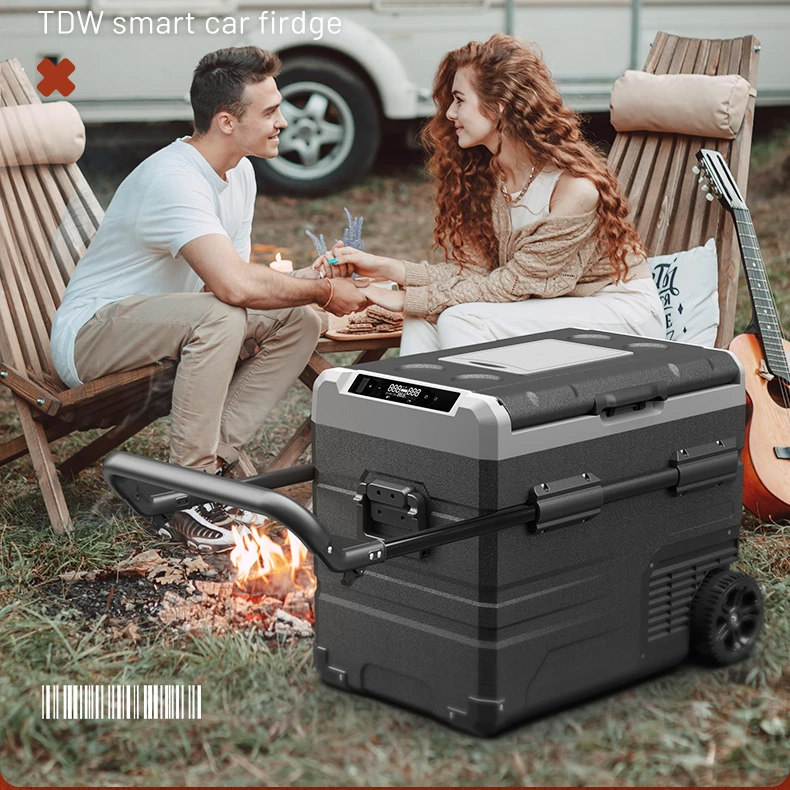 TDW50 Alpicool car fridge AC/DC OEM Compressor camping refrigerator Small Cooler box 12v freezer for Car Home Outdoor Use