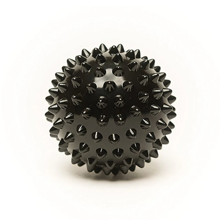 
9cm PVC inflatable spiky foot massage ball for physiotherapy 