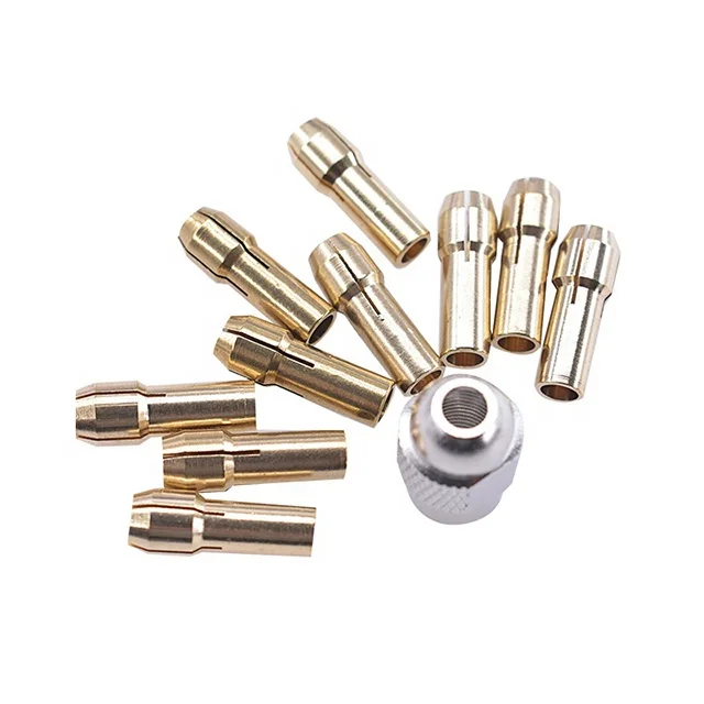 0.5-3.2mm Power tool brass mini drill chuck