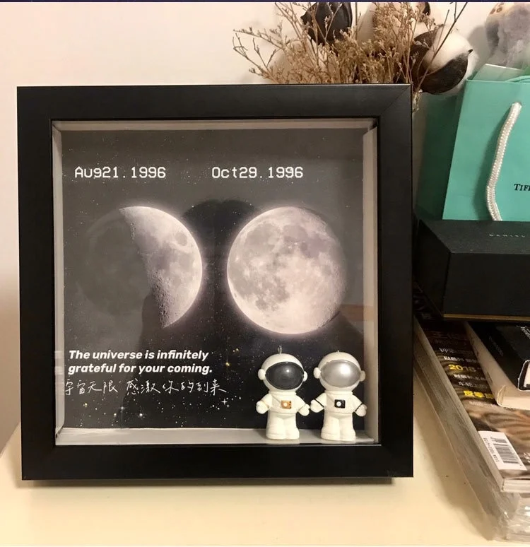  Креативная 3D глубокая фоторамка «сделай сам» подвесные пластиковые фоторамки плавающие глубокие белые рамки для