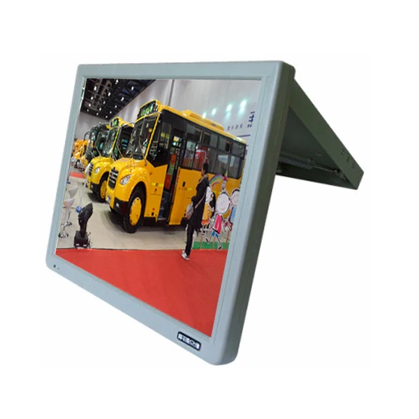 280x1024 resolution roof mounted monitor hot sale 17inch car monitor ISO ceiling flip down monitor