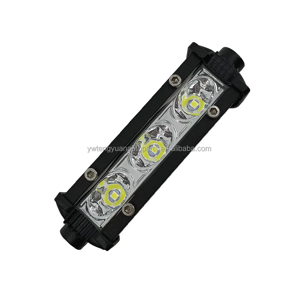 
SLIM SINGLE ROW 9W 4inch LED Work Light Lamp bar for Tractor Boat Off Road 4WD 4x4 Truck SUV ATV 