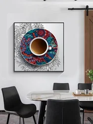 Islamic National Features Plates Decor Painting Pictures 3D 5D Canvas Painting For Home Living Room Dinning Room Bedroom