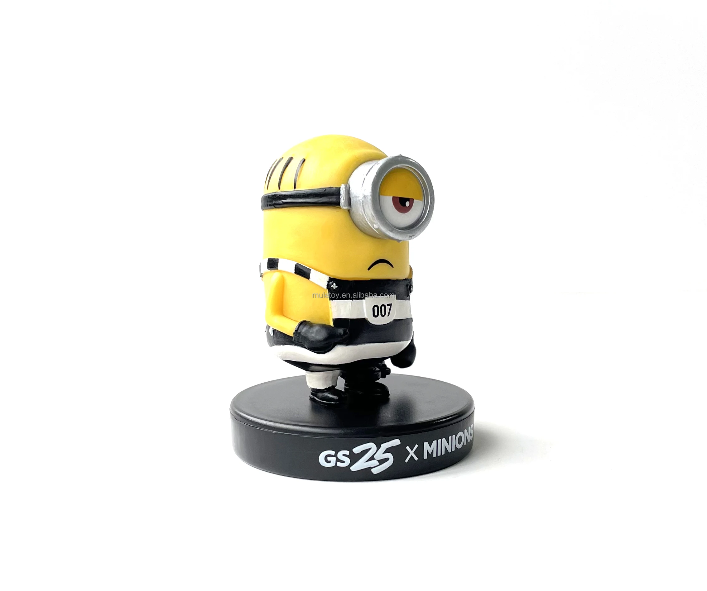 Popular movie Despicable-Me wear prison clothes Stuart minion model toys for collection