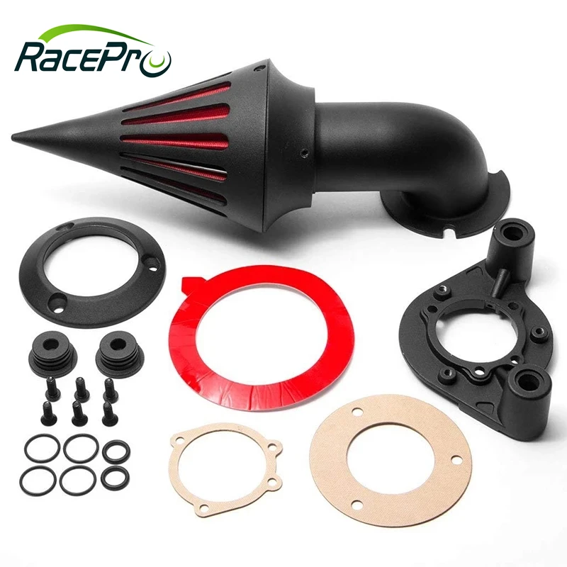 Аксессуары для мотоциклов RACEPRO запчасти конусный воздухоочиститель с шипами комплект впускных фильтров моделей Harley Davidson XL sportster