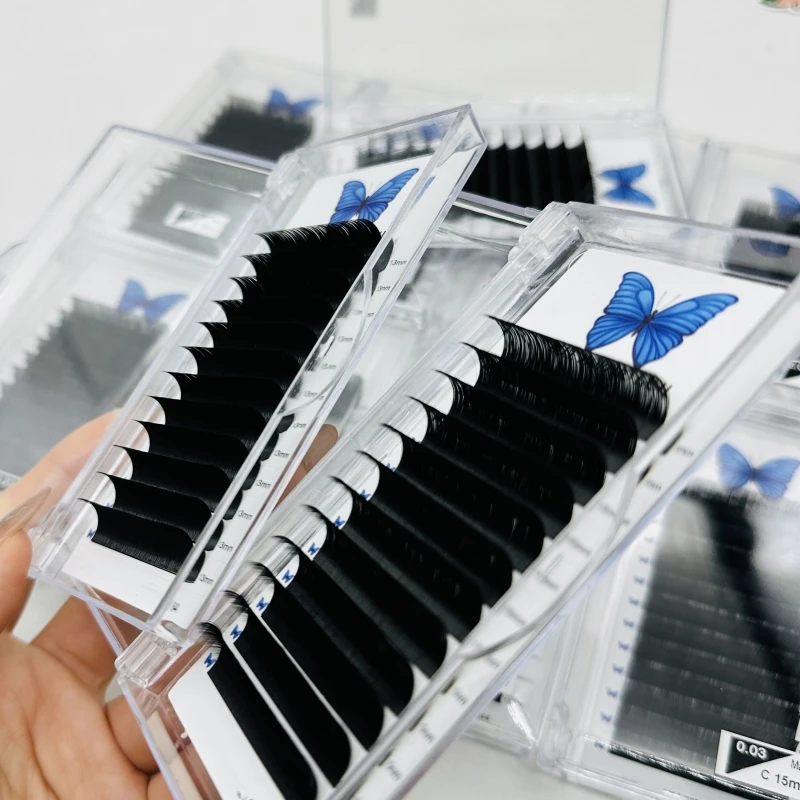 Private Label Mega Volume lash Hot sale classic volume lash extensions trays Wholesale individual lashes extension