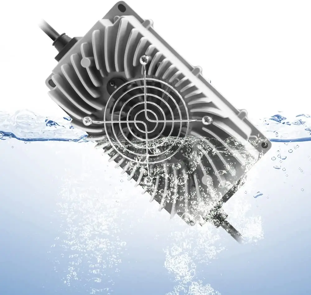 Waterproof IP67 car Lithium battery charger 18A, 20A, 25.2VDC Lipo Battery charger for 6s lipo batteries 22.2v 24v battery