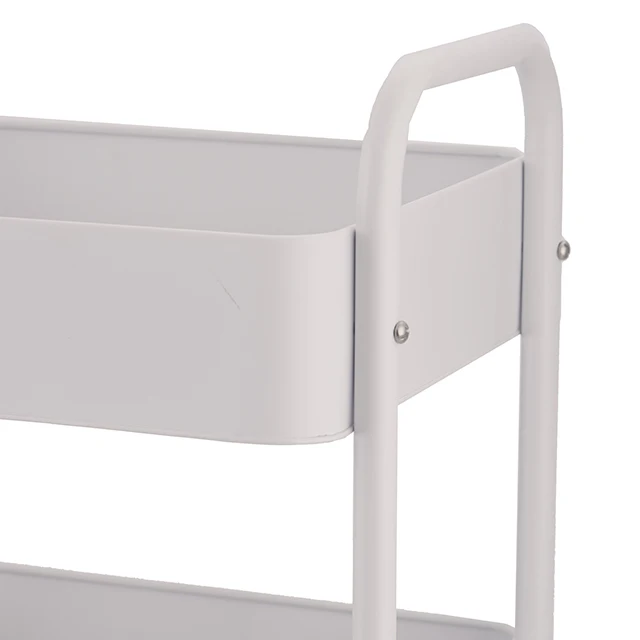 Heavy Material White Makeup Vanity Hair Beauty Salon Furniture Hairdressing Trolley