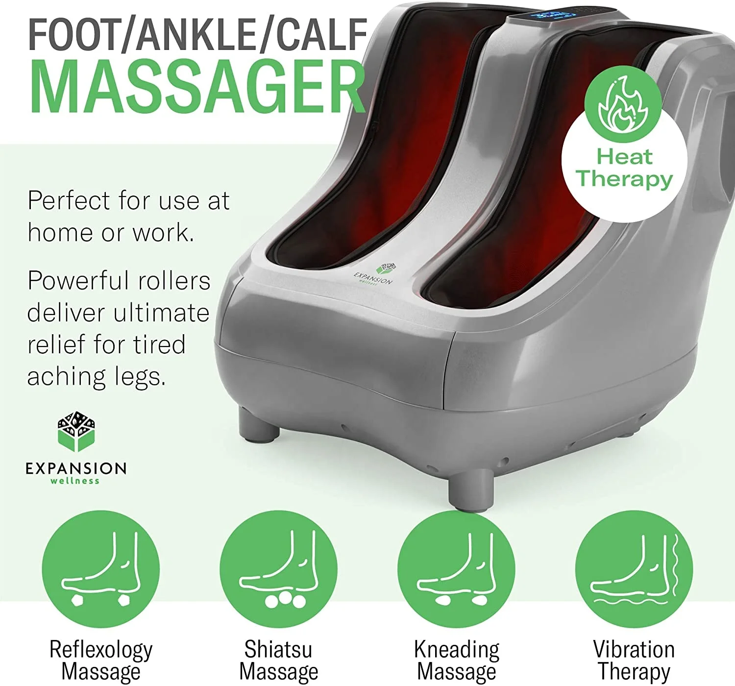 Wholesale Vibration for Blood Circulation Therapy Heating Foot and Calf Air Compression Leg Massager