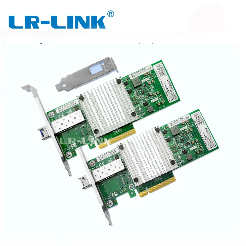 1 пара 10 Гбит/с SFP + ethernet односторонняя передача 82599 волоконная lan Карта Проводной адаптер
