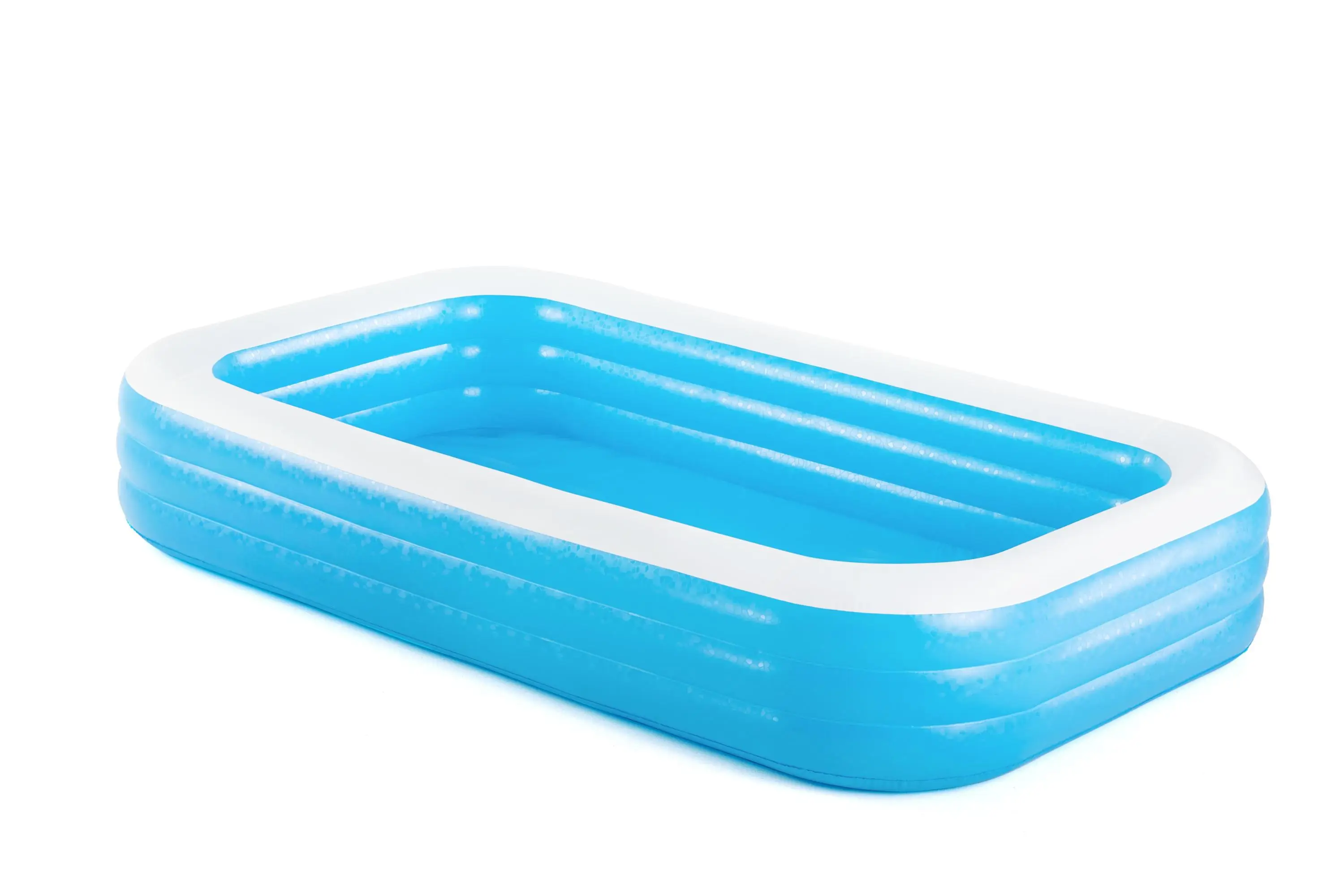 Bestway 54009 deluxe blue rectangular family pool inflatable outdoor swimming pools bathtub