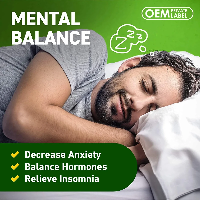 OEM Private Label Hemp Gummies Healthcare Supplements High Potency Relax Sleep Hemp Gummy Bear