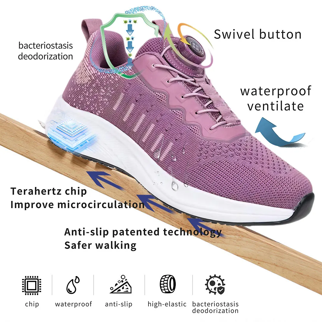 Unisex Four Seasons Can Wear Leisure Sports Non-slip Massage Shoes