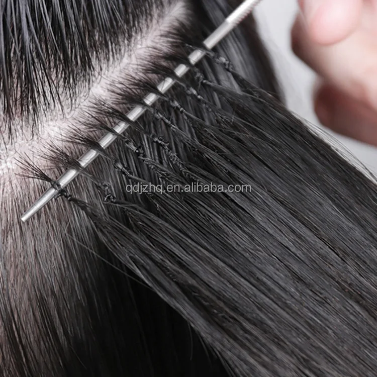 New Product Feather Hair Extensions Invisible Double Drawn 100% Virgin Remy Human Hair Extension