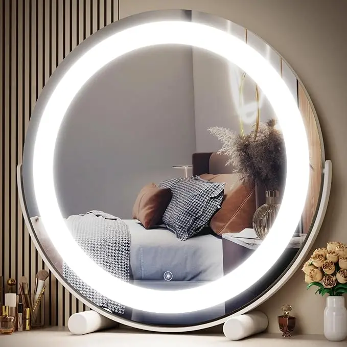 Modern On The Table LED Mirror Light with Anti-Rust Magnifying Glass One-Year Warranty Bathroom Vanity for Hotel Application