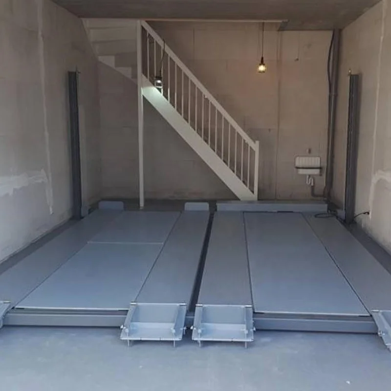Hot sale double wide 4 post car parking lift 4 cars four post parking lift with CE