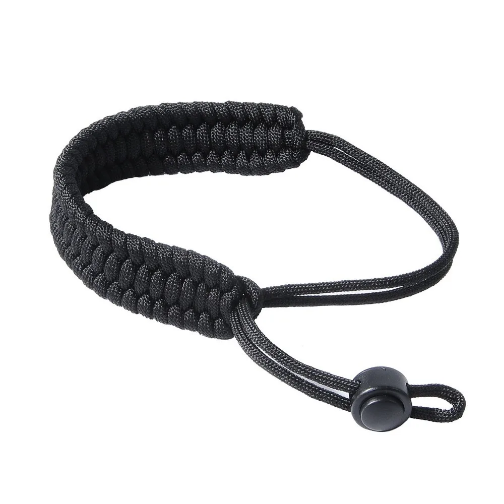 Customized Polyester Paracord 550 Camera Phone Wrist Strap Braided Adjustable Quick Release Woven Camera Wrist Strap