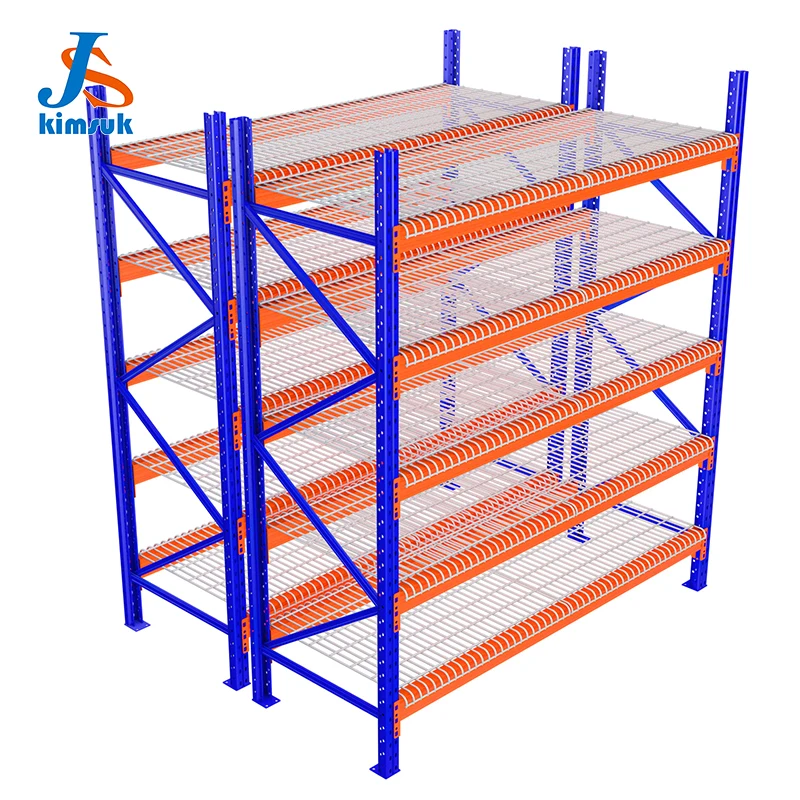Adjustable Heavy Duty Industrial Selective Metal Steel Warehouse Shelving System Double Deep Pallet Racking
