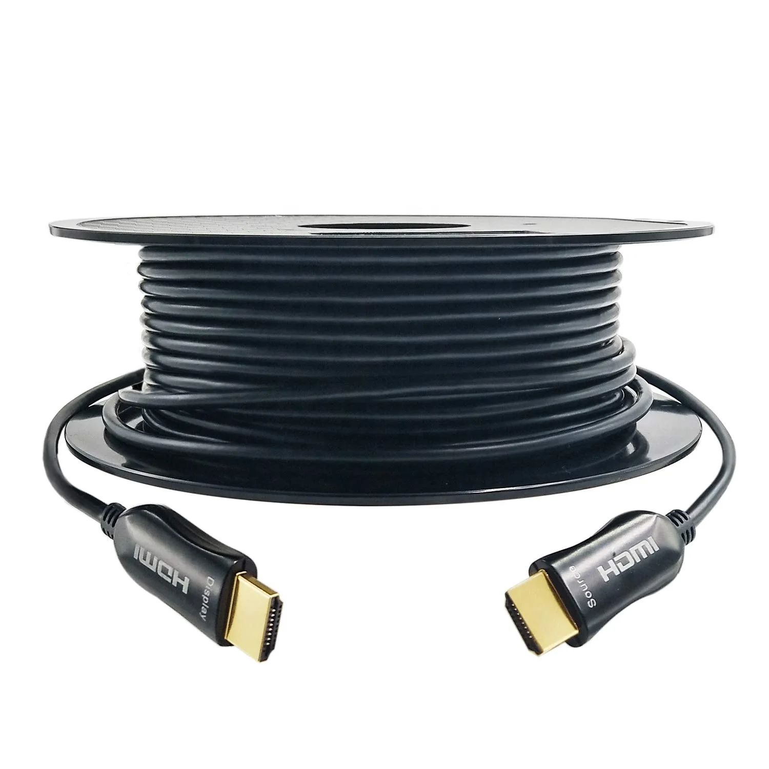 
10m 15m 20m 30m 50m Gold 4k 2.0 3D 18Gbps 60hz AOC fibers HDMI Cable 